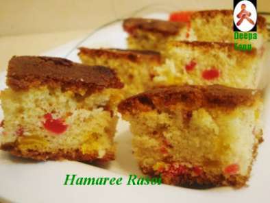 Recipe Tutti-frutti cake and few awards from my blogger friends.....