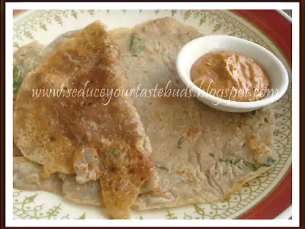 Recipe Instant kambu-oats dosai | instant pearl millet-oats crepes