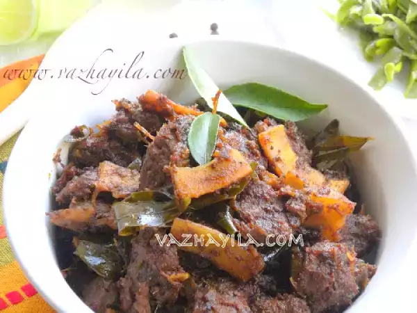 Recipe Kerala beef ularthiyathu