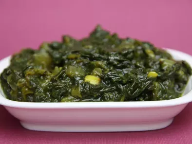 Recipe Afghan spinach with coriander--or the other way around