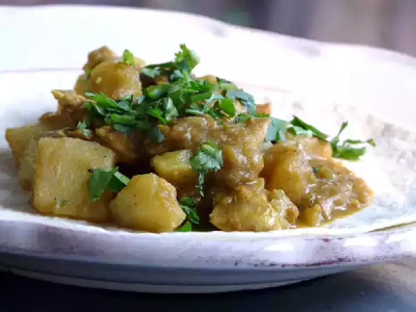 Recipe A splendid indian recipe: batata murghi
