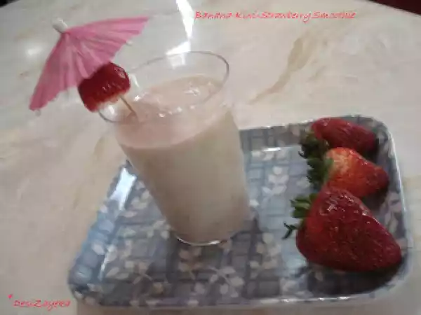 Recipe Banana-kiwi-strawberry smoothie