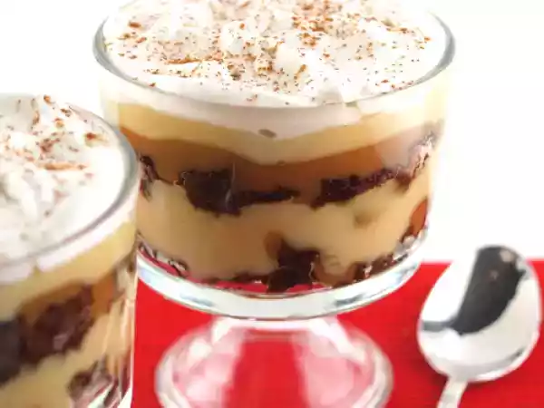 Recipe Gingerbread, pumpkin, and sticky toffee trifle