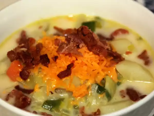 Recipe Crockpot potato leek soup