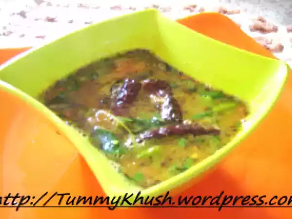 Recipe Pappu charu (andhra style dal/lentil medley)