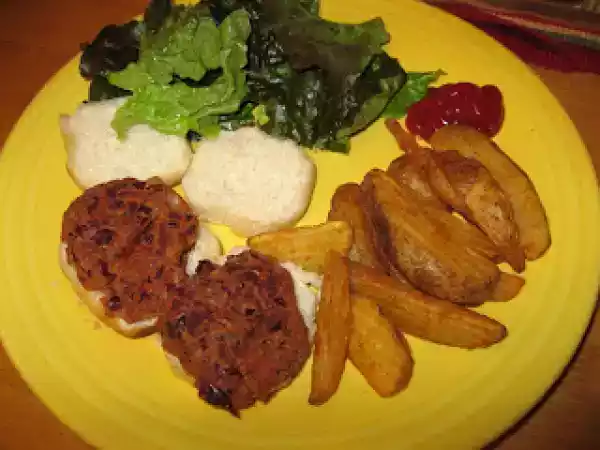 Recipe Red bean-bbq burgers