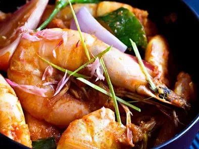 Recipe Assam curry prawns
