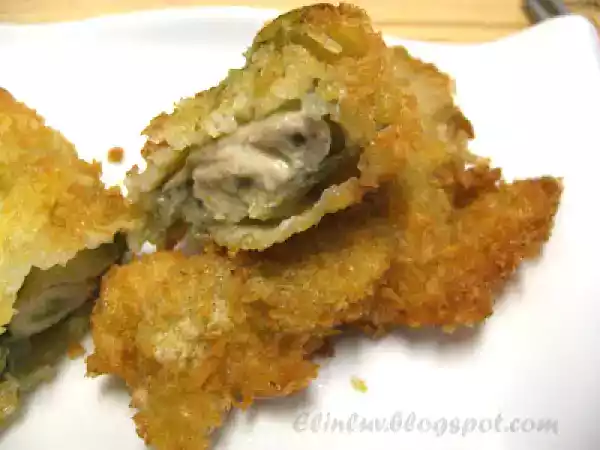 Recipe Deep fried oysters with panko /kaki furai
