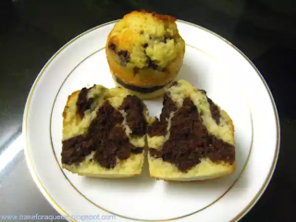 Recipe Chocolate marble muffin