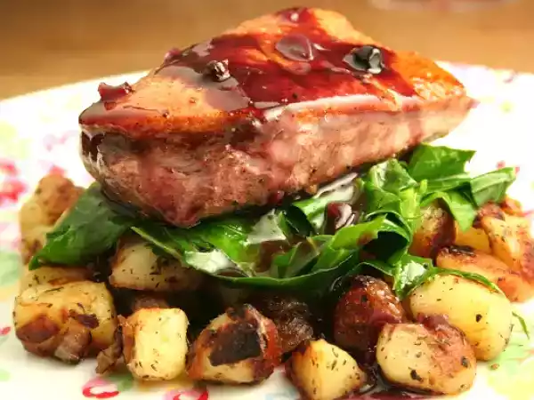 Recipe Duck breast with the best sautéed potatoes
