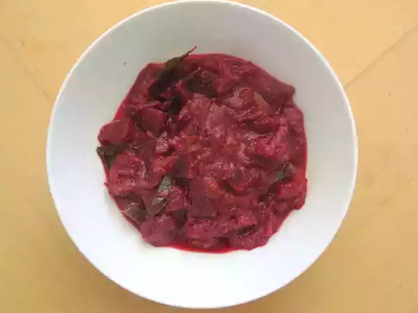 Recipe Beetroot kurma - south indian cuisine