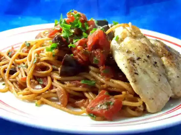 Recipe New weight watchers plan: spaghetti alla puttanesca with chicken