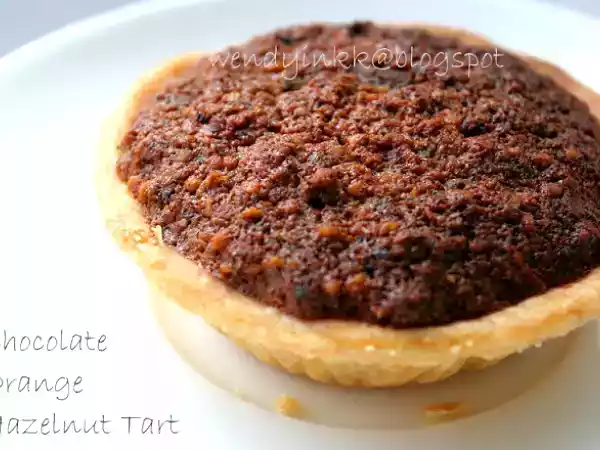 Recipe Chocolate orange hazelnut tart