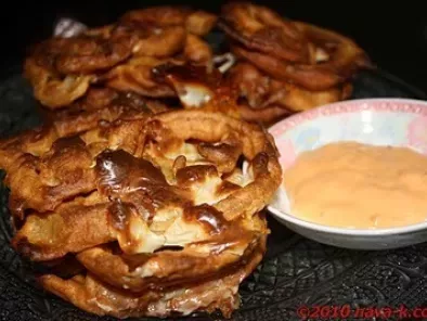 Recipe Onion rings with cheese
