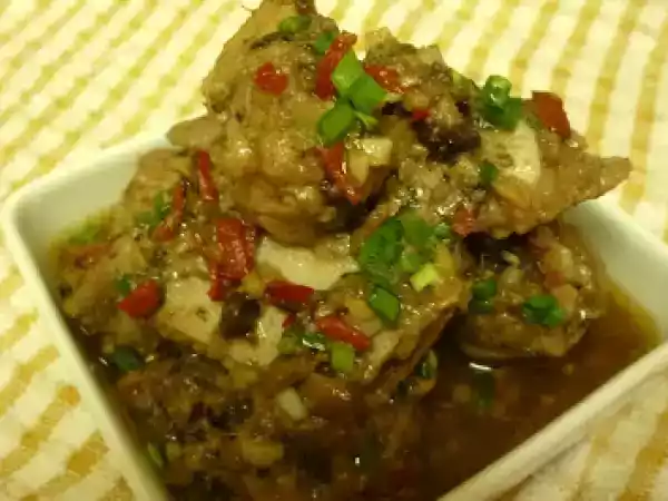 Recipe Steamed pork ribs with fermented black beans