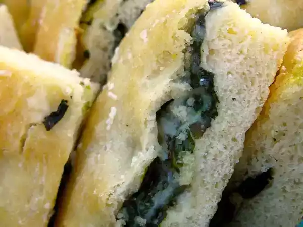 Recipe Guest post: baking barrister?s spinach & cheese stuffed focaccia