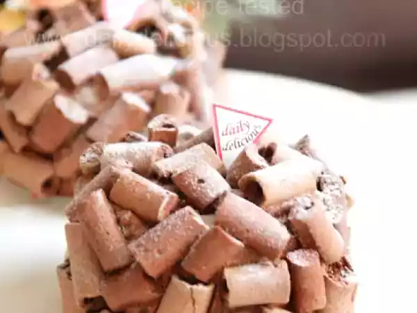 Recipe Concorde cake: chocolate mousse and meringue cake, to fulfill my curiosity!