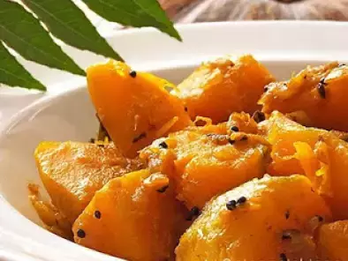 Recipe Fried pumpkin: indian style