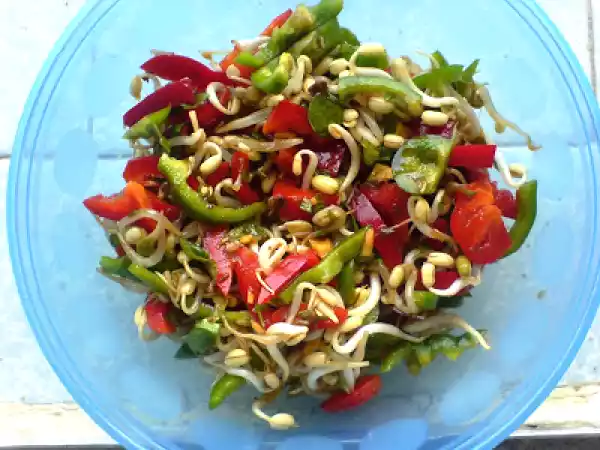 Recipe Sweet and sour bean sprouts salad