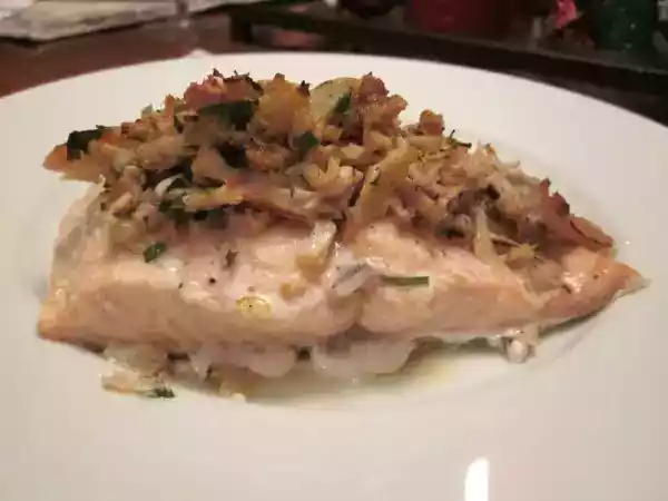 Recipe Crab stuffed salmon
