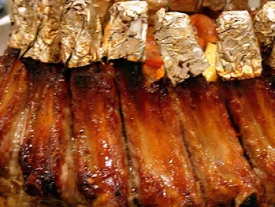 Recipe Roasted pork loin crown roast