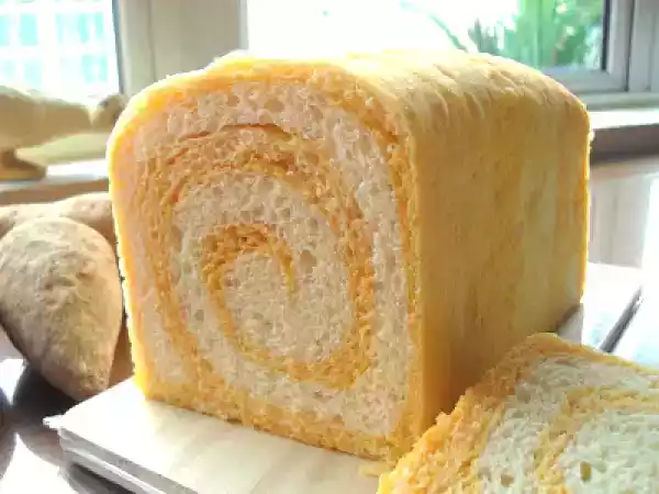 Recipe Sweet potatoes swirl bread