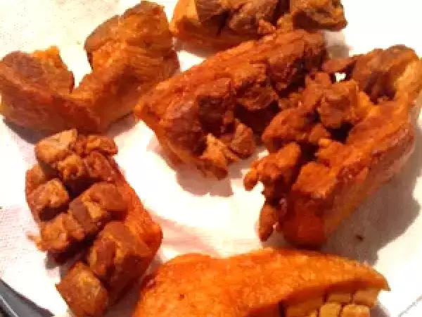 Recipe Chicharrones (pork fritters)