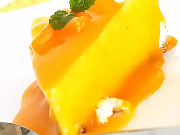 Recipe Peach & mango cheese cake