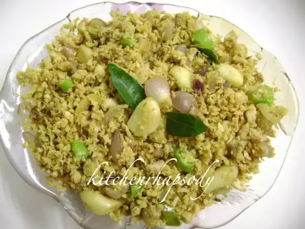 Recipe Sura puttu ( stir fried shark meat)