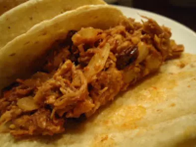 Recipe Tacos de picadillo oaxaqueno ? smoky shredded pork tacos
