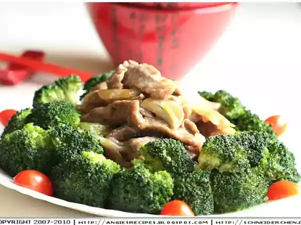 Recipe Oyster beef with broccoli