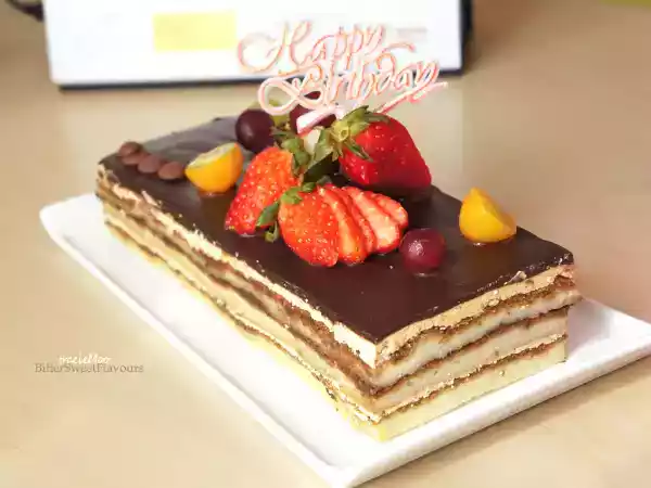 Recipe Opera cake stacks up courage.