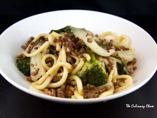 Recipe Fiery dan dan noodles