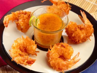 Recipe Coconut shrimp and dipping sauce