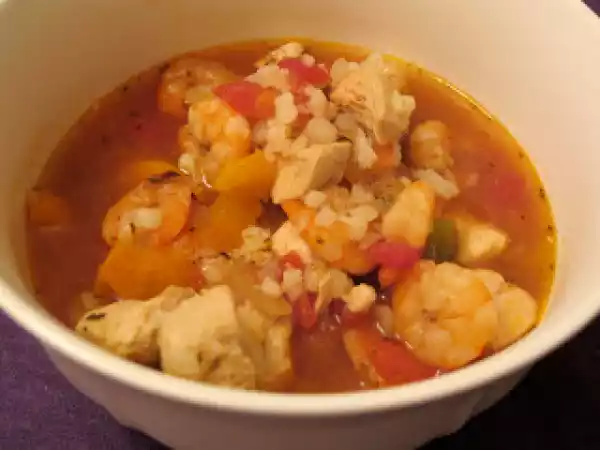 Recipe Chicken and shrimp jambalaya