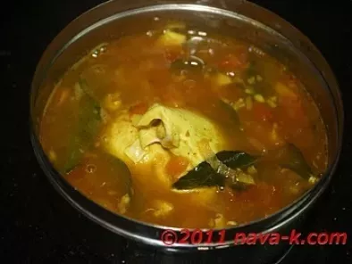 Recipe Egg rasam (indian soup)