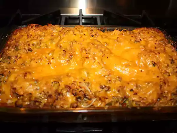 Recipe Southern style baked spaghetti