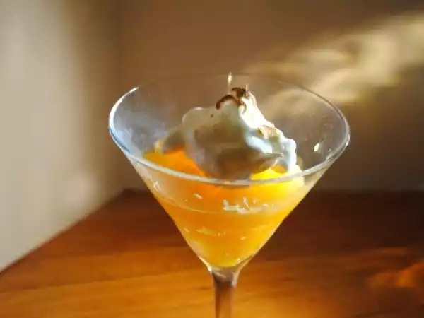 Recipe Clementine meringue brulee: a diet dessert you'll crave