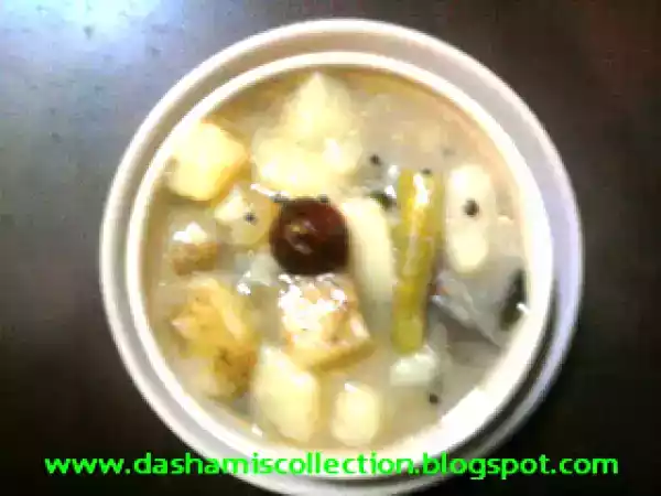 Recipe Potato gravy upkari ( batate pej-upkari )