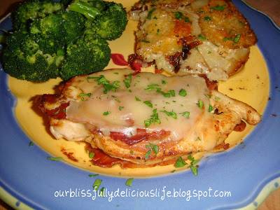 Recipe Prosciutto wrapped chicken breasts with havarti