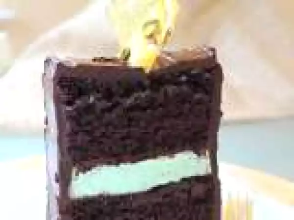 Recipe Dark Chocolate Pandan Lamingtons with Pistachio and Salted Caramel Glass
