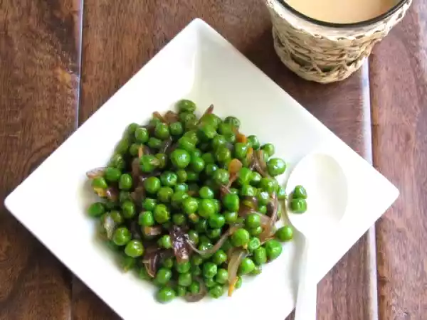 Recipe Indian spiced peas(chuki matar)& masala chai
