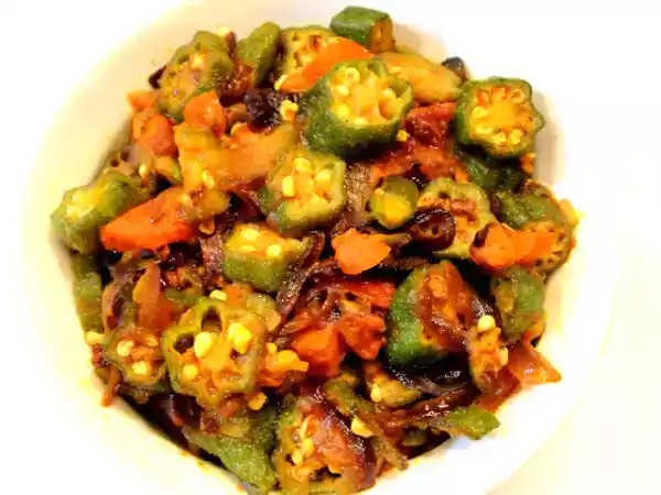 Recipe Bhindi masala ( okra stir fry)