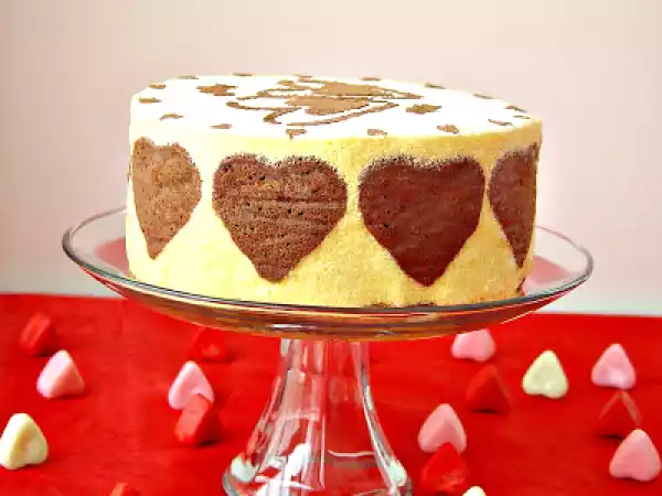 Recipe Daring bakers - biscuit joconde imprime / entrement
