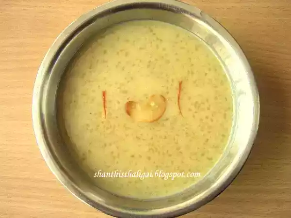 Recipe Arisi payasam / rice payasam for thai velli