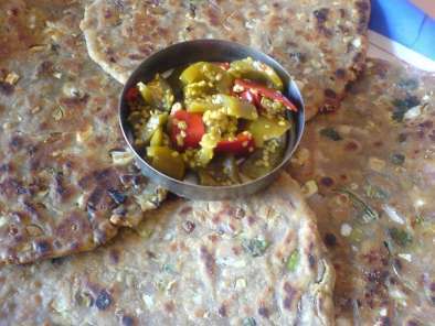 Recipe Sunflower seed and cabbage parathas