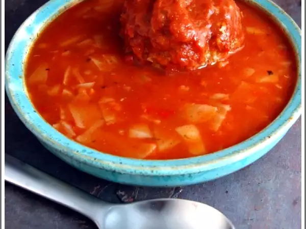 Recipe Golumpki dumpling soup