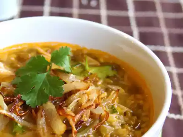Recipe Gujarati mung bhaat- mung bean and rice soup