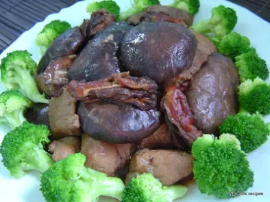 Recipe Braised pork belly with mushrooms and dried oysters ~ cny
