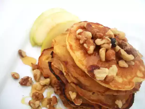 Recipe Easy apple-sourdough gluten/dairy-free pancakes